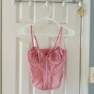 Garage Blush Lace Bustier